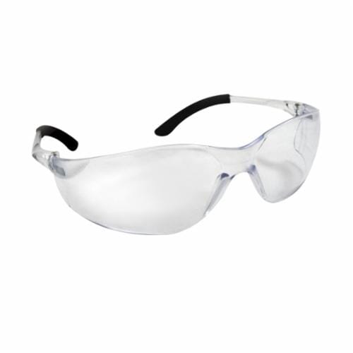 SAS® 5330 NSX Turbo Safety Glasses, Anti-Scratch, Clear Lens, Wrap Around Frame, Clear, Polycarbonate Frame, Polycarbonate Lens, ANSIZ87.1-2015